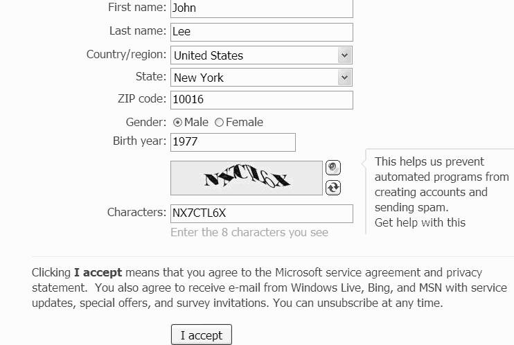 How can I create a new Hotmail address?